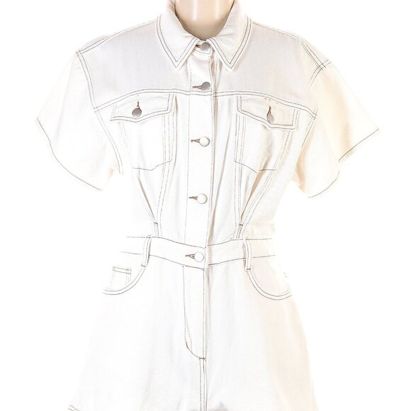 Denim Romper - Picture 1 of 2